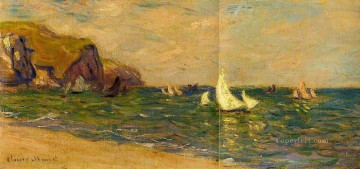  Velero Pintura al %c3%b3leo - Veleros en el mar Pourville Claude Monet